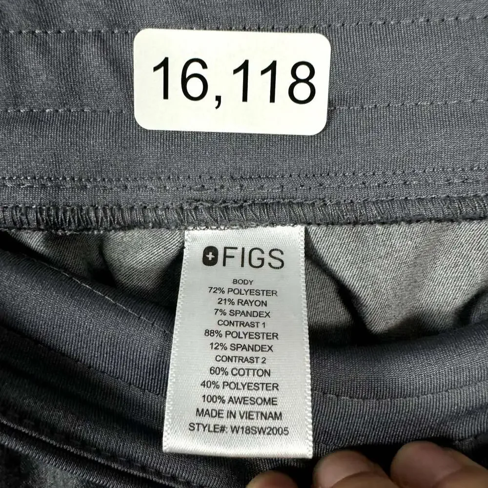 Figs Women’s Size XL Graphite Zamora 2.0 Cargo Scrub Pants